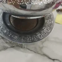 ظرف برنجی با روکش استیل|ظروف سرو و پذیرایی|کاشمر, |دیوار