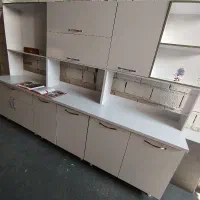 کابینت اماده سفید پسته ای کد 1404|مصالح و تجهیزات ساختمان|شیراز, محراب|دیوار