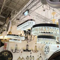 لوستر مدرن اسپیرال با نوردهی سه حالته