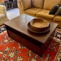 میز جلو مبلی تمام چوب M38 برند چوبکده