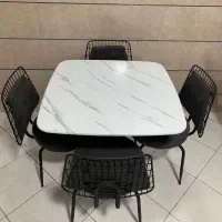 میز و صندلی / 3 دست / 4 نفره / درحد نو