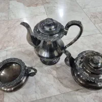 سیلور پلیت، تی ست|کلکسیون اشیاء عتیقه|تهران, ازگل|دیوار