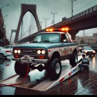 امداد خودرو یدک کش جرثقیل خودروبر تمام شهر