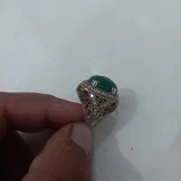 انگشتر نقره نگین زمرد مخصوصا ادما خاص|جواهرات|کرمان, |دیوار