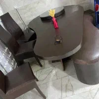 میز ناهار خوری در حد نو شش نفره|میز و صندلی غذاخوری|شیراز, پودنک|دیوار