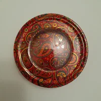 قوطی فلزی و استند هل و زعفران