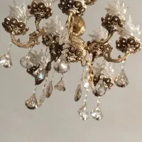 لوستر برنزی کاملا سالم