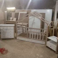 تخت کلبه مدل رزا، رویال و نرده‌ای کودک و نوجوان