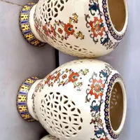 ۲ لوستر دیواری ۵ حباب فانوسی ۳ لوستر چوبی...|لوستر و چراغ آویز|شیراز, لاله|دیوار