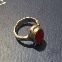 انگشتر عقیق نقره