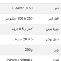 کیلیور فیبر نوری ct50|مودم و تجهیزات شبکه|کرج, حیدرآباد|دیوار