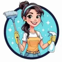 خانم برای نظافت منزل