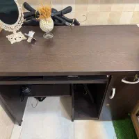 میز کامپیوتر،ویترین شیشه ای،صندلی