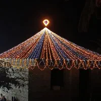 ریسه و نور پردازی رنگین کمان