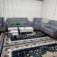 سلام مبل ۷نفره همراه با جلو مبلی وسه تا عسلی