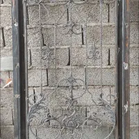 ۲ عدد درب فرفورژه تمام سنگین کاملا نو|مصالح و تجهیزات ساختمان|خسروشاه, |دیوار