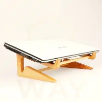 استند لپ تاپ چوب گردو