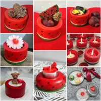 شمع های دست ساز