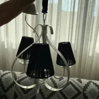 لوستر سه شاخه فلزی|لوستر و چراغ آویز|تهران, سهروردی|دیوار