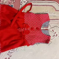 لباس دخترانه قرمز نو
