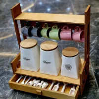 استند ادویه چوبی، تکی و عمده