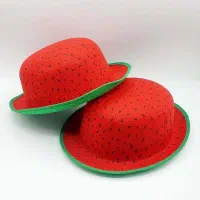 کلاه نمدی طرح یلدا هندوانه شاپو