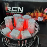 زغال حبه‌ای پسته صادراتی رایکا زغال شمال