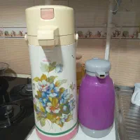 دوعددفلاسک چای کاملا سالم