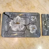تابلو نقاشی کاردست ۱۰۰ در ۴۰ حدودا