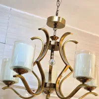 ۴ عدد لوستر نو قلبی پنج شاخه|لوستر و چراغ آویز|خوی, |دیوار