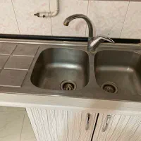 کابینت به همراه سینک و شیر اب|مصالح و تجهیزات ساختمان|اردبیل, |دیوار