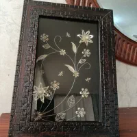 تابلو گل نقره|صنایع دستی و سایر لوازم تزئینی|هشتگرد, شهرک ولیعصر (مصلی)|دیوار