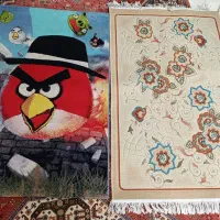 دوعدد قالیچه یک در یک ونیم سالم