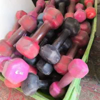 دمبل بدنسازی از یک کیلو تا چهار کیلو|تجهیزات ورزشی|نسیمشهر, |دیوار