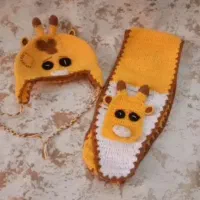 شال کلاه دست بافت