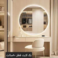 آینه ساده/آینه بک لایت(پشت چراغ دار)ارسال رایگان)