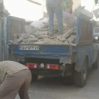 حمل خاک نخاله نیسان کمپرسی شبانه روزی خاور
