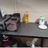 میز استیل تازه یک متر در ۶۰سانت