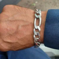 دستبند نقره مردانه
