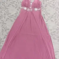 لباس ریون نرم و لطیف ،صورتی ملایم وشیک