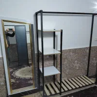 رگال لباس با کیفیت بالا/اآویز لباس /رگال آینه ای|مبلمان خانگی و میز عسلی|لردگان, |دیوار