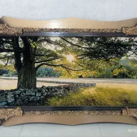 تابلو فرش ماشینی منظره