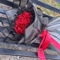 دسته گل روبانی و پول آرایی