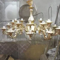 تولید وتعمیر انواع  لوستر های برنزی