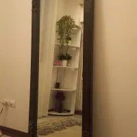 آینه قدی قاب چوب برجسته فندقی