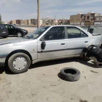 درب پژو نقره ای
