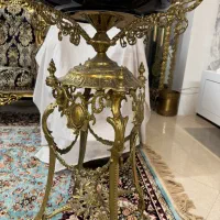میوه خوری برنج پایه دار کنار سالنی|ظروف سرو و پذیرایی|تهران, مینای شمالی (مخبر)|دیوار