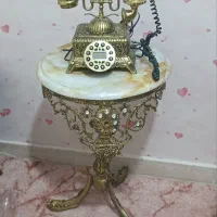 میز تلفن برنز