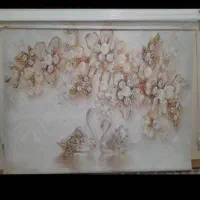 پرده سه بعدی کرکره ای|پرده، رانر، رومیزی|باقرشهر, |دیوار