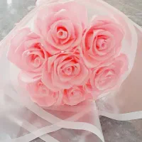 گل رز روبانی|گل مصنوعی|شاهین دژ, |دیوار